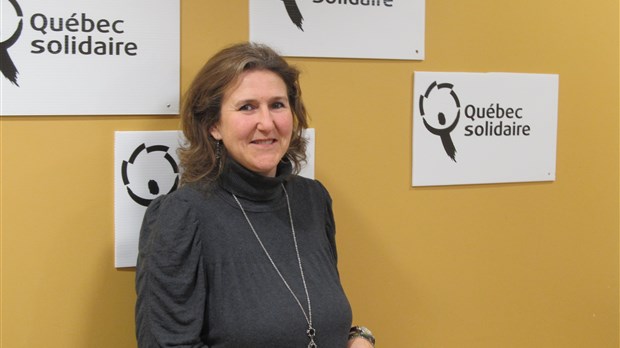 Anne Poussard, candidate de Québec solidaire dans Chambly