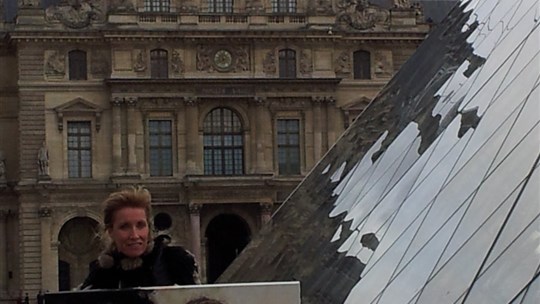 Les tableaux d'Andrée Roy ont fait bonne impression à Paris