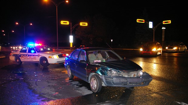 Collision sur la 112 à Carignan