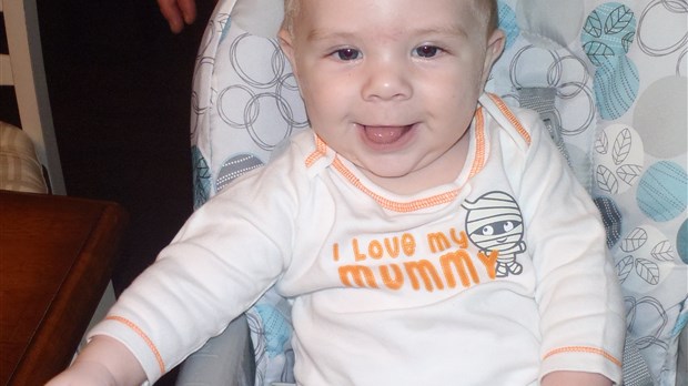 Olivier Gamache, 5 mois, Rougemont