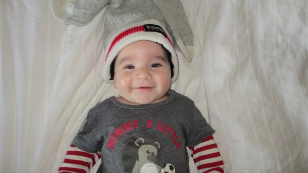 Logan Gazaille-Benson, 4 mois, Carignan