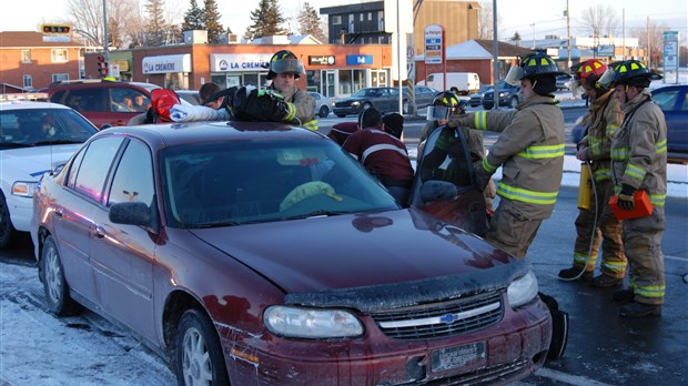 Collision à Chambly