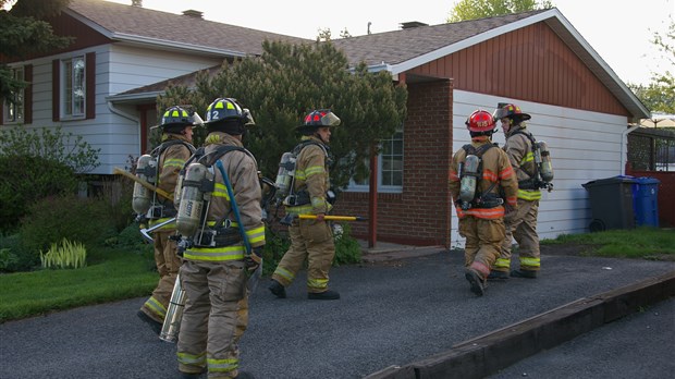 Un incendie rapidement maîtrisé