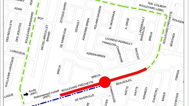 Entraves à prévoir sur le boulevard Fréchette