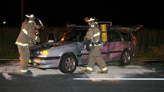 Accident sur la 112, à Richelieu