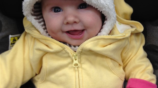 Alicia Denommée, 2 mois, Richelieu