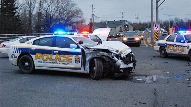 Deux accidents de la route à Carignan et Chambly