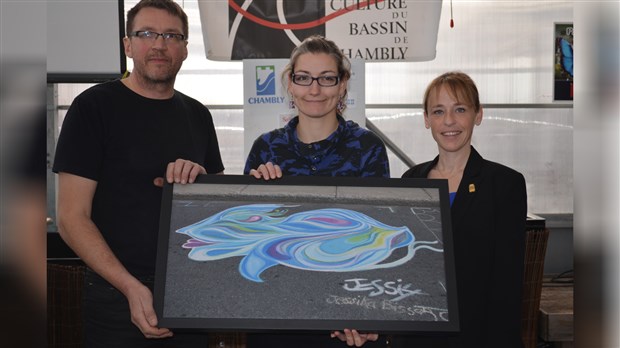 Art-Rue: Jessyka Bisson reçoit le prix Coup de coeur du public