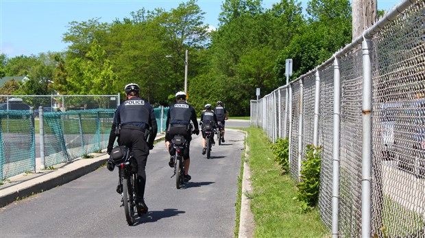 Présence accrue en bateau comme à vélo