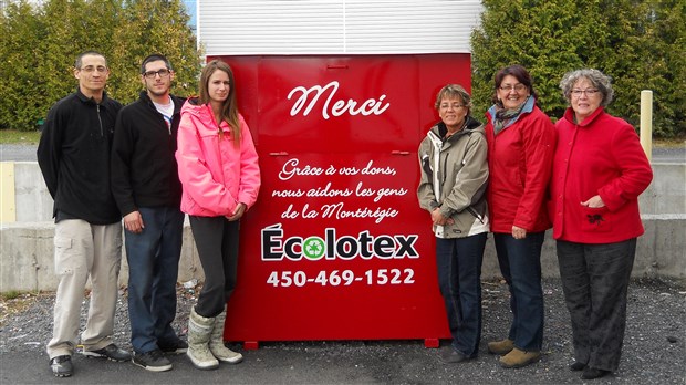 Les bacs d'Écolotex entièrement remis à neuf