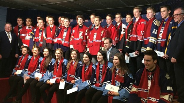 Le gardien de but Zachary Bouthillier reçoit une bourse des Canadiens de Montréal