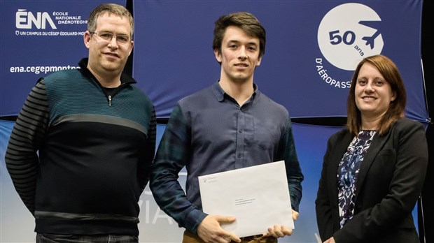 L'étudiant de Chambly Simon Chabot récompensé par l'École nationale d'aérotechnique