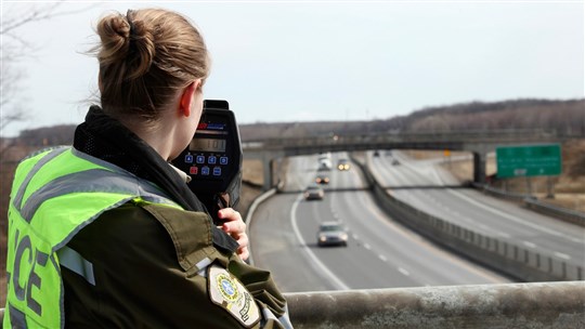 Les policiers intensifieront leurs présences sur les routes pour contrer la vitesse au volant