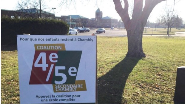 Des affiches font leur apparition à Chambly et Carignan