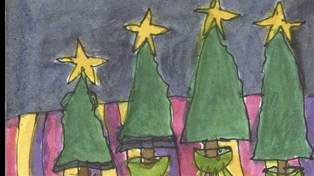 Cartes de Noël de l’atelier Pot-en-Ciel de l'Arche Beloeil 