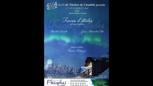 Le Café-Théâtre de Chambly vous présente Traces d’étoiles par Cindy Lou Johnson