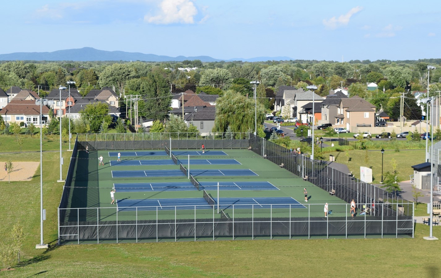 Ouverture des terrains de tennis à Chambly Chambly Express