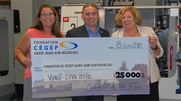 La Corporation du Fort St-Jean, un précieux partenaire de la Fondation du Cégep Saint-Jean-sur-Richelieu! 