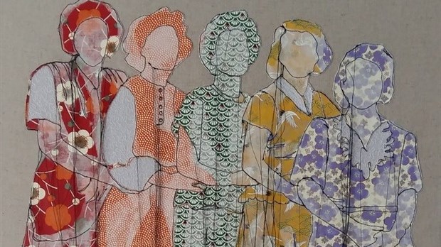 L'artiste textile Sylvie Lajoie expose ses trésors brodés à Beloeil