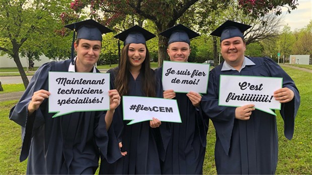 Une fin d'études collégiales célébrée en grande pompe au Cégep Édouard-Montpetit 