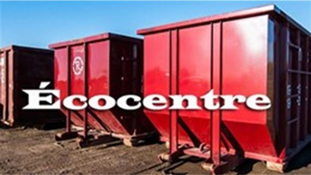 Le 17 août, on se débarrasse de nos matériaux secs à l'écocentre 