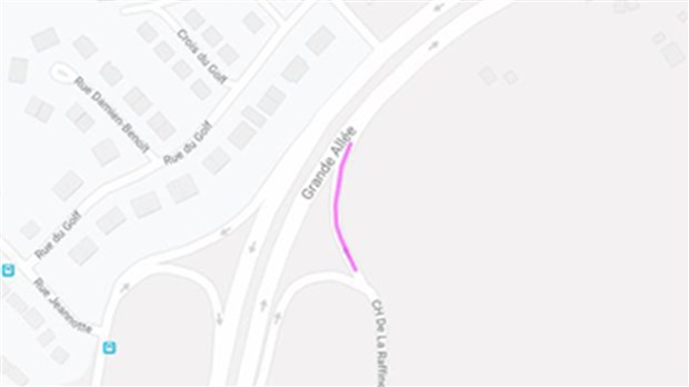 Fermeture d'une bretelle d'accès à Grande Allée à Mont-Saint-Hilaire