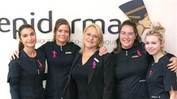 Epiderma se mobilise à nouveau pour lutter contre le cancer du sein   