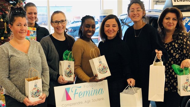 Une 5e collecte de cadeaux de Noël pour la Fondation Femina