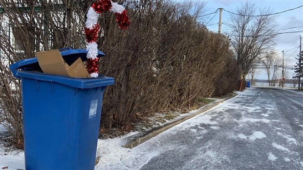 Quoi faire avec les déchets du temps des fêtes?
