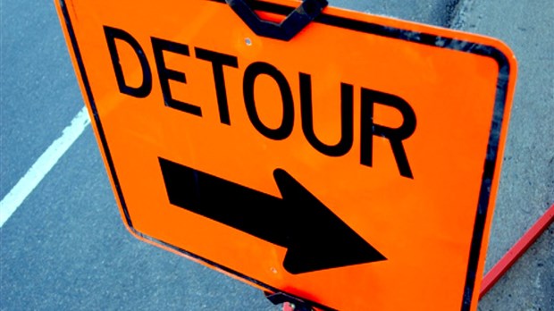 Chantier sur la route 229: le chemin Benoît fermé à Mont-Saint-Hilaire