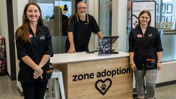 Saint-Jean-sur-Richelieu: Mondou inaugure une zone d'adoption pour chats de refuges