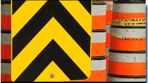 Entraves de nuits dans l'échangeur des autoroutes 10 et 35 à Carignan