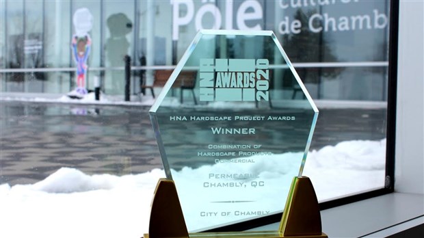 Chambly: lauréate d’un Prix Hardscape North America 