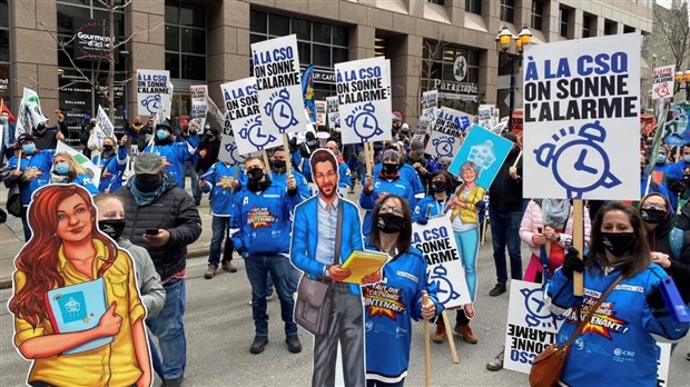 La FSE-CSQ et l’APEQ annoncent un premier mouvement de grève pour les enseignants 