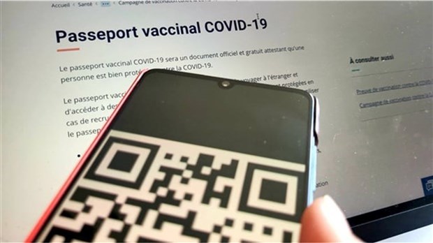 Application du passeport vaccinal dans les activités à Chambly 