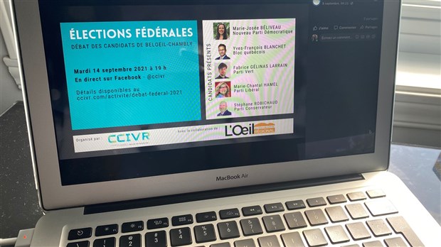 Le débat des candidats de Beloeil-Chambly aura lieu ce soir