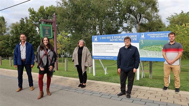 Concrétisation des travaux liés au réaménagement du parc des Rapides