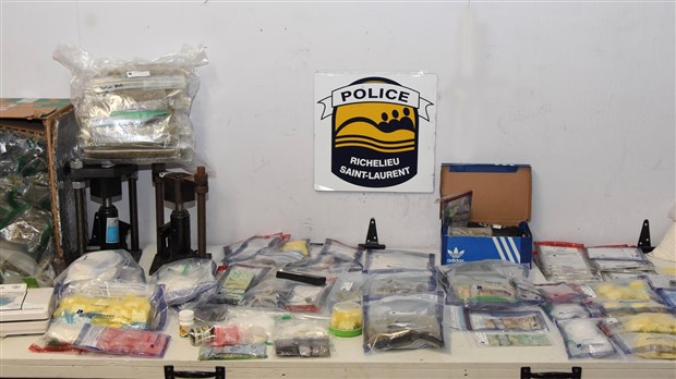Quatre perquisitions concernant une organisation de trafic de stupéfiants dans la région de Chambly