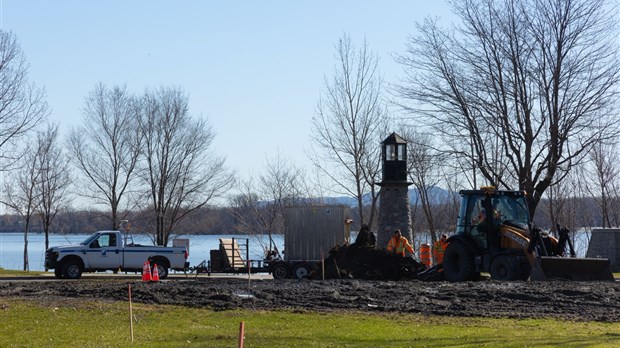 Début des travaux d’aménagement au Jardin Boileau