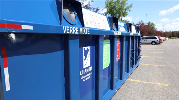 Nouveau point de dépôt pour la récupération du verre à Chambly
