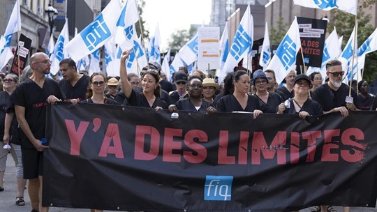 Établissements de santé: la FIQ en grève pour deux jours à compter de minuit