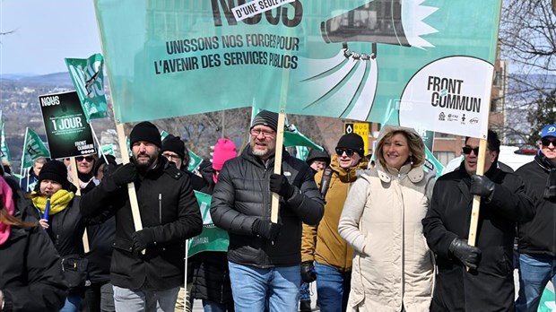 Secteur public: grande manif et consultation sur des mandats plus musclés cet automne