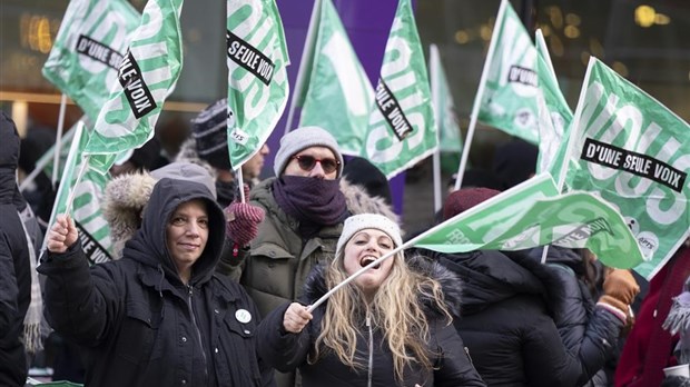 Front commun du secteur public: les assemblées des membres commencent