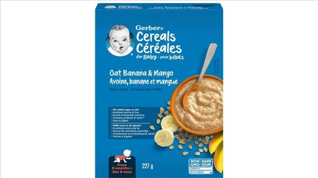 Nestlé rappelle des céréales pour bébés à cause d'une possible contamination