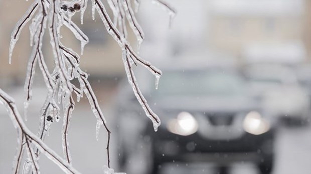 De la neige, du verglas, le soleil et ensuite le retour du froid