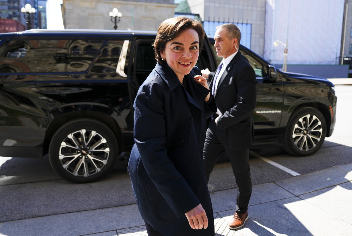 Fréchette entame une première mission à l'étranger à titre de cheffe de gouvernement