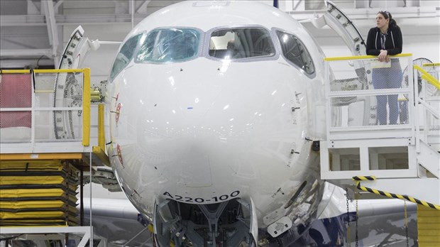 Québec ouvert à réinvestir dans l'aventure des avions A220 d'Airbus